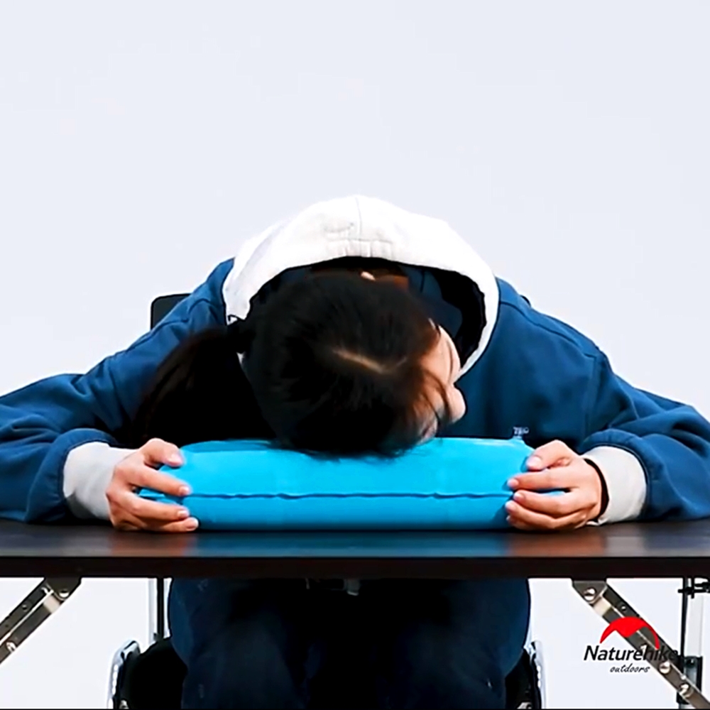 Travel Pillow Inflatable - 네이처하이크 해변 캠핑용 베개, 휴대용 초경량