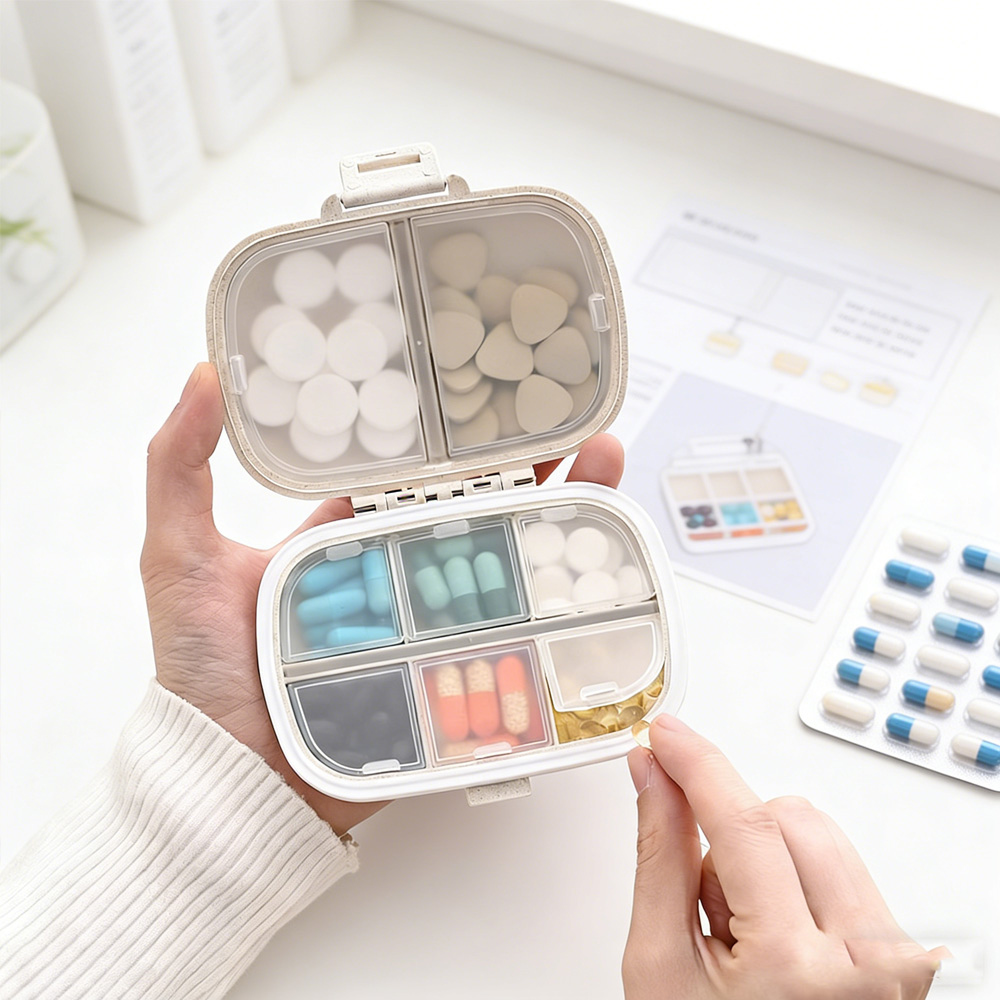 First Aid Travel Kit - 휴대용 의약품 보관 케이스 주간 약통