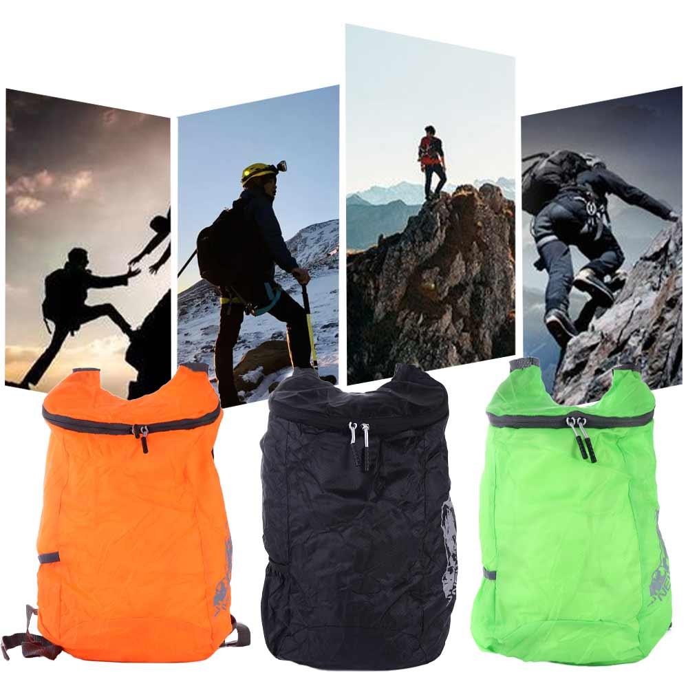 Packable Daypack Foldable - 경량 핸들 가방 하이킹 휴대용 캠핑