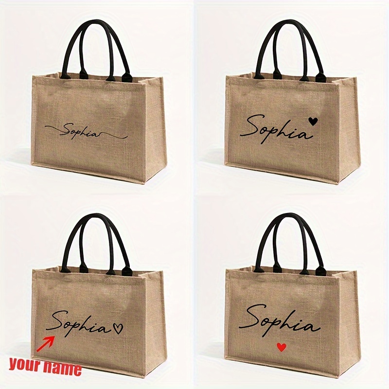 Travel Accessories Toiletry Bag - 맞춤 이름 패턴 쇼핑백, 여성용 개인