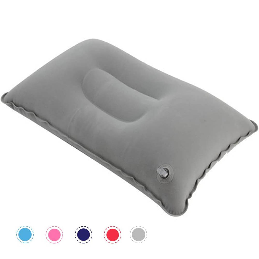 Travel Pillow Inflatable - 풍선 여행 베개 캠핑 하이킹을위한 휴대용