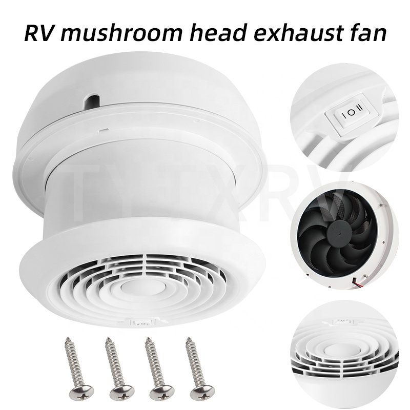 Travel Accessories Us - RV 액세서리 DC12V/24V 강풍 버섯형 루프