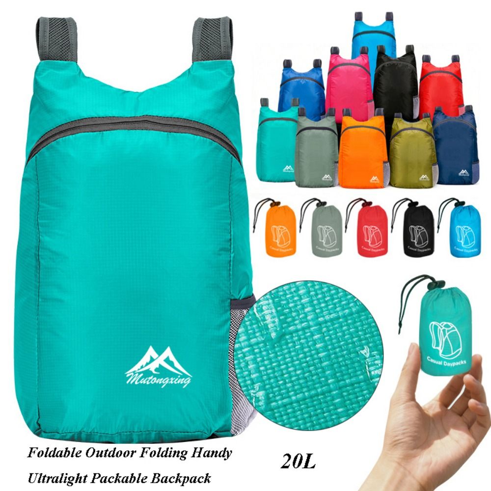 Packable Daypack Foldable - 새로운 휴대용 20L 접이식 백팩, 가벼운