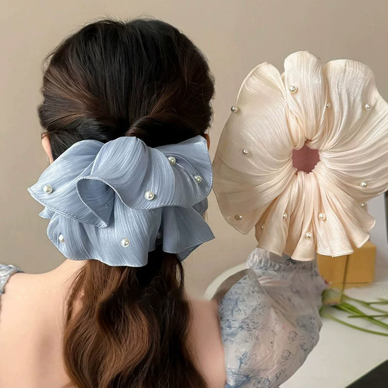Travel Accessories High End - 고급 슈퍼 요정 모조 진주 메쉬