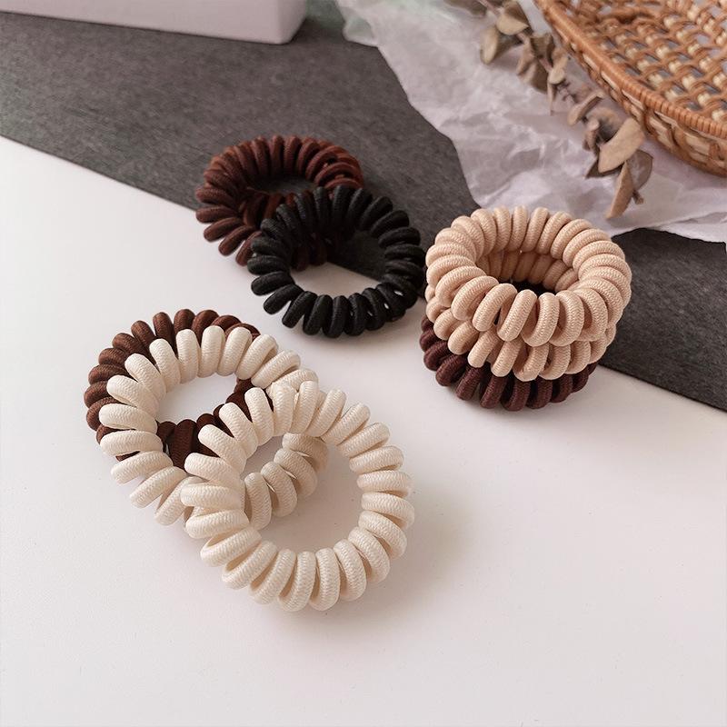 Travel Accessories Useful - 스파이럴 코일 헤어 타이, 손상 없음,