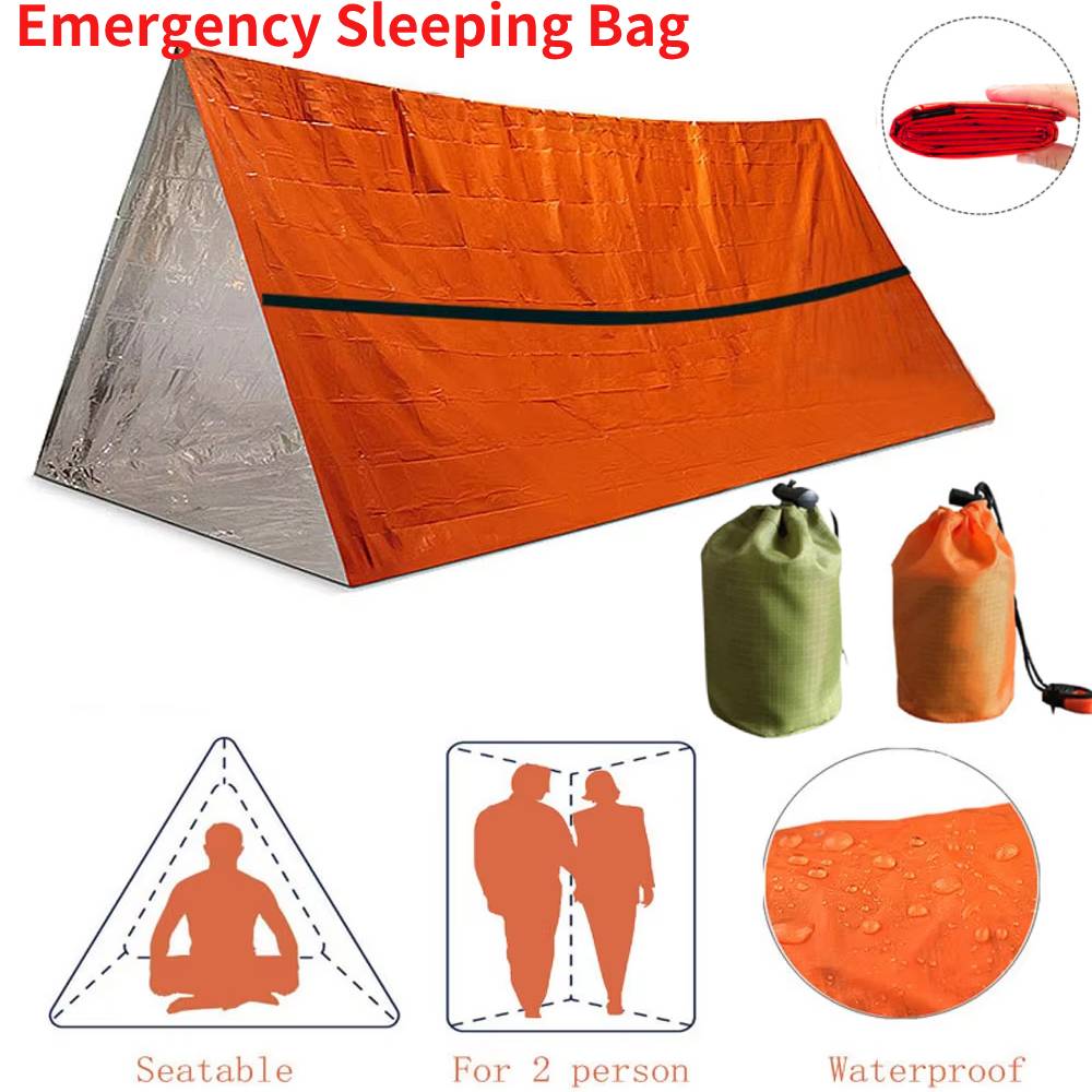 First Aid Travel Kit - 휴대용 방수 비상 생존 침낭 야외