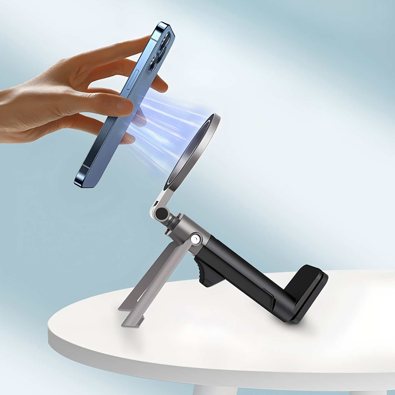 Phone Holder Airplane - 자석식 셀카폰 거치대 여행 필수품 유연한