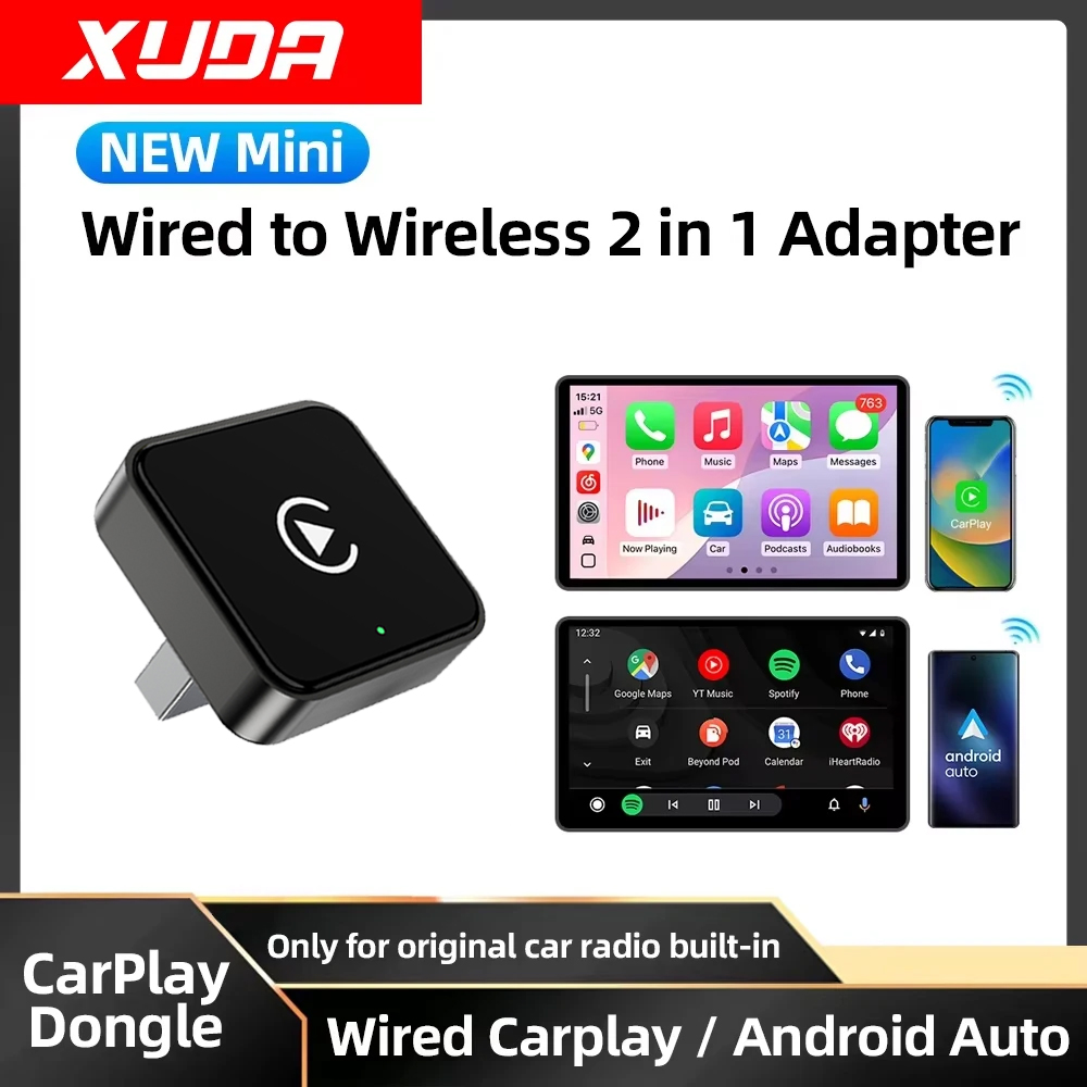 Travel Adapter Universal - XUDA 새로운 무선 안드로이드 오토 어댑터