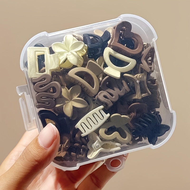 Travel Accessories Useful - 5/10/20/30개 베이지 혼합 팩 작은 클립,