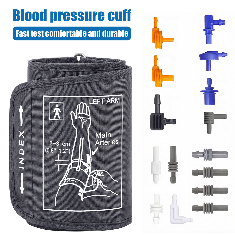 Travel Accessories Useful - 16개의 연결부가 있는 범용 혈압계 커프,