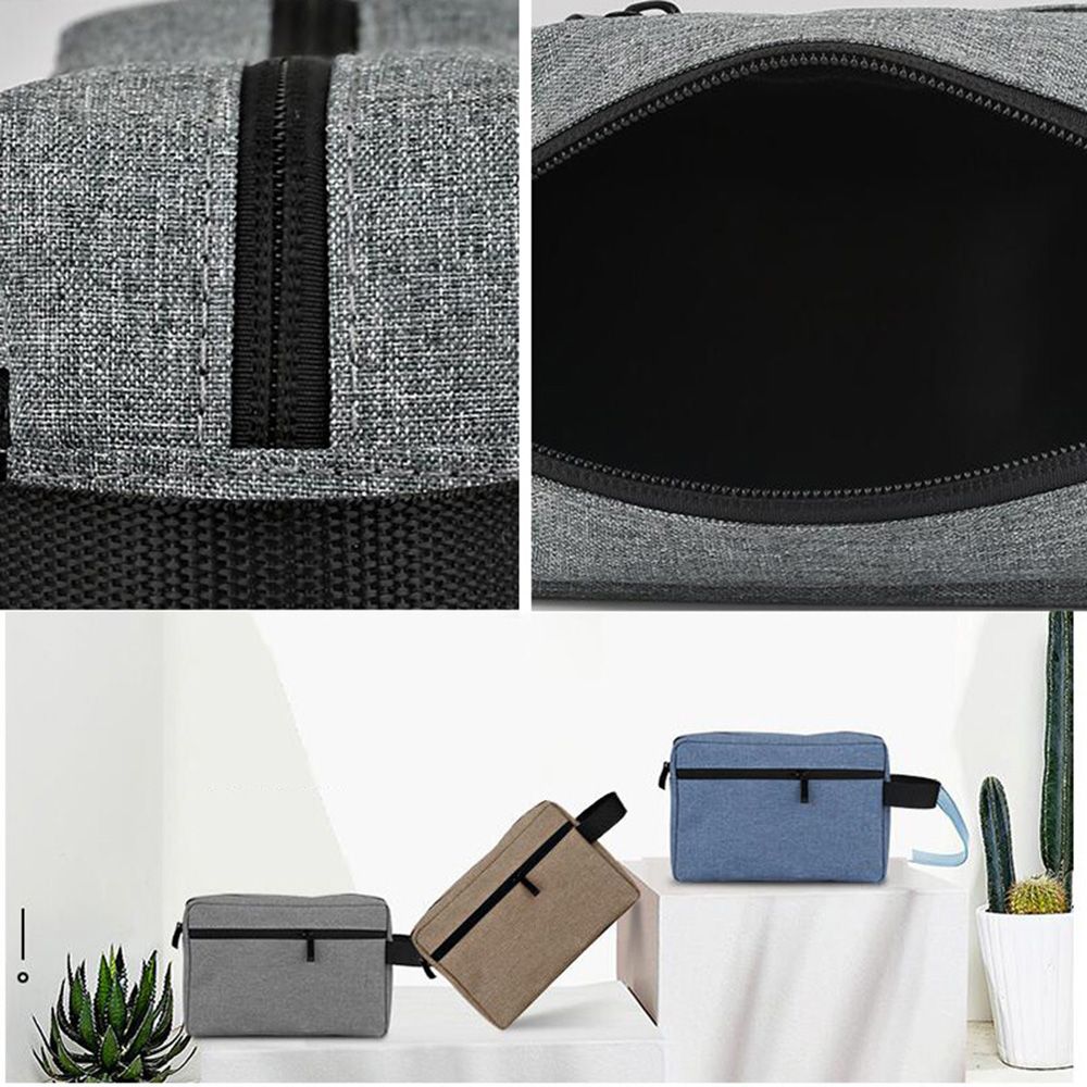 남녀공용 캔버스 화장품 가방, 여행용 방수 핸드백 세면 - Travel Accessories Toiletry Bag 리뷰 및 가격