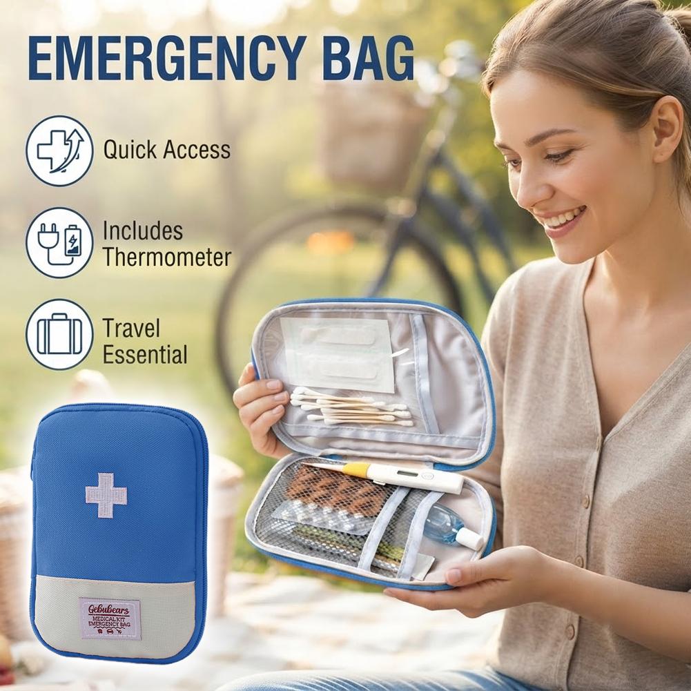 여행용 의료 가방 알약 보관 파우치 야외 필수품 응급  - First Aid Travel Kit 리뷰 및 가격