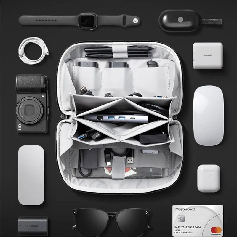 다기능 디지털 액세서리 가방, 업그레이드된 방수 나일론 - Travel Accessories Us 리뷰 및 가격