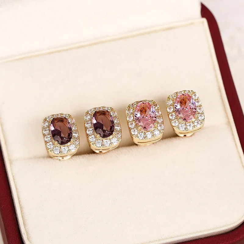 2026년 신상 고급스러운 반짝이는 지르콘 귀걸이, 데 - Travel Accessories High End 리뷰 및 가격
