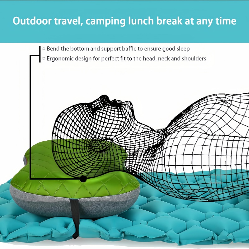 초경량 여행용 에어베개 탈부착 커버 백패킹 베개 비행기 - Travel Pillow Inflatable 리뷰 및 가격