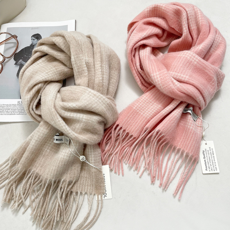 겨울용 따뜻한 100% 순수 울 스카프 남녀 공용 여행 - Travel Accessories High End 리뷰 및 가격