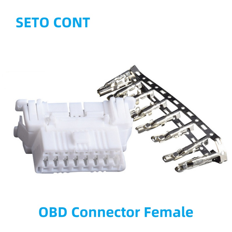 16핀 흰색 또는 검정색 J1962 OBD 커넥터 여성 - Travel Adapter Universal 리뷰 및 가격