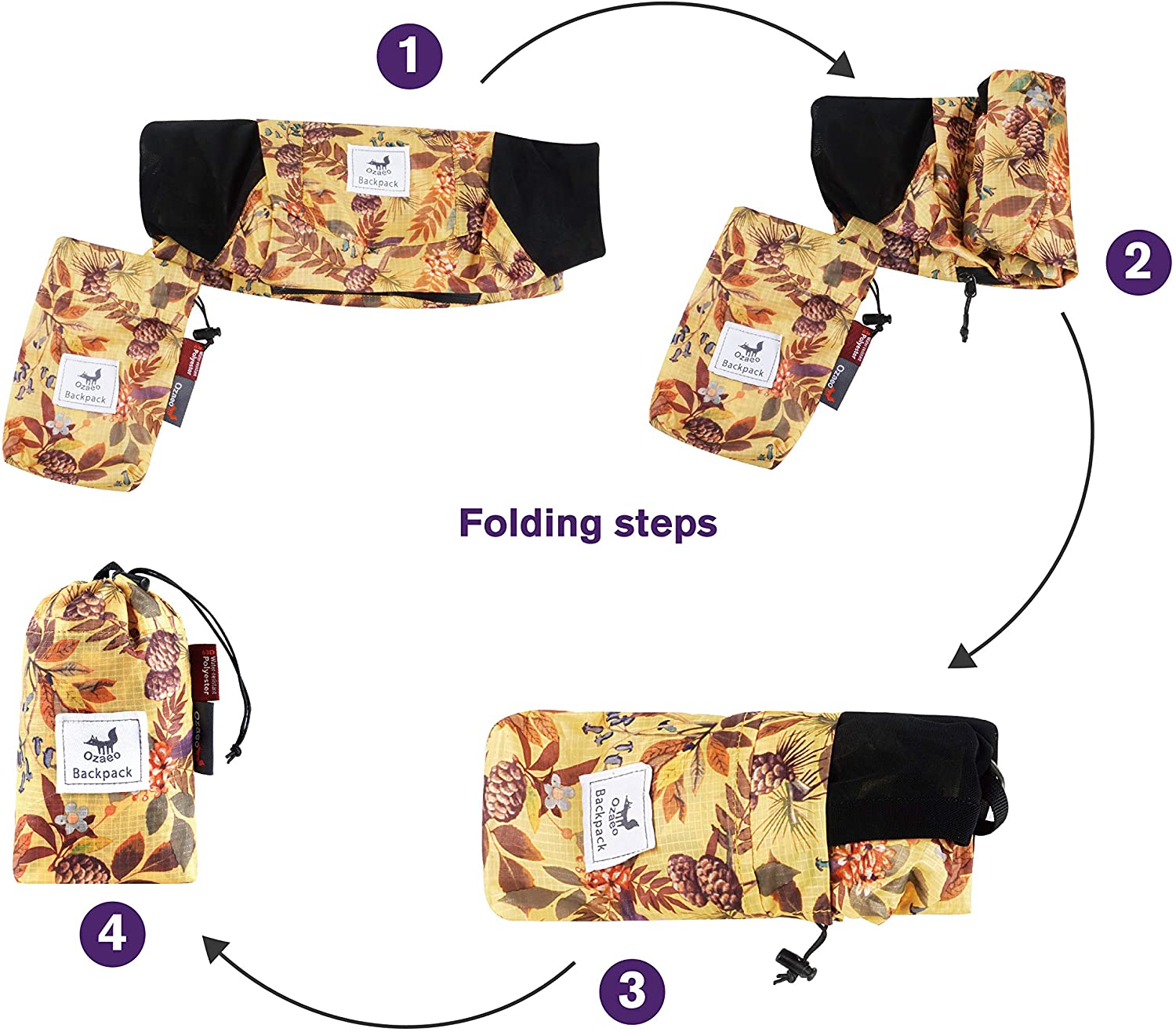야외 여행을 위한 가볍고 접을 수 있는 데이팩, 방수, - Packable Daypack Foldable 리뷰 및 가격