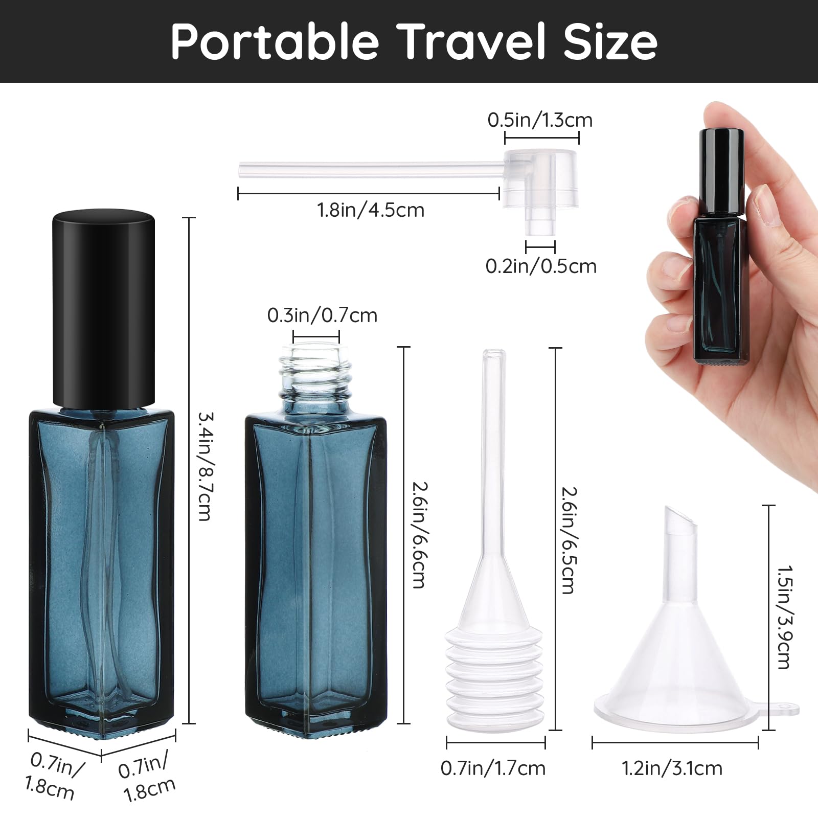 10개 향수병 스프레이 빈 향수 분무기 리필 가능 3가 - Travel Accessories High End 리뷰 및 가격