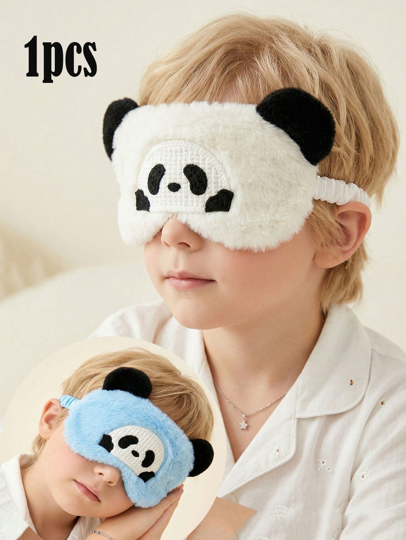 1pc 14-16Y 플러시 팬더 수면 아이 마스크 휴식 - Travel Accessories Us 리뷰 및 가격