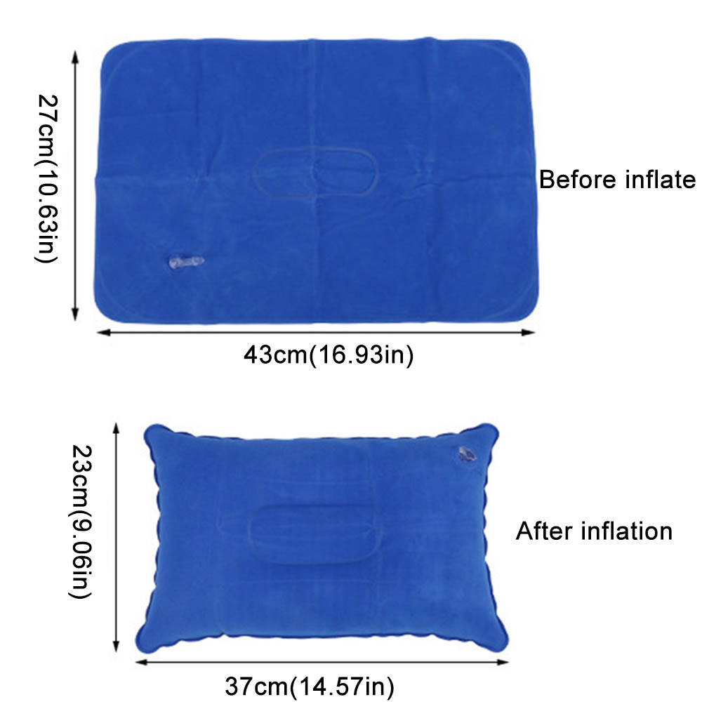 풍선 여행 베개 캠핑 하이킹을위한 휴대용 공기 베개 홈 - Travel Pillow Inflatable 리뷰 및 가격