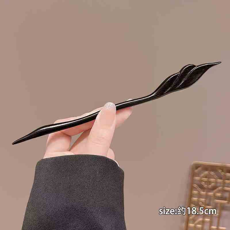우드 헤어핀 정교한 조각 헤어핀 고대 스타일 헤어 액세 - Travel Accessories High End 리뷰 및 가격