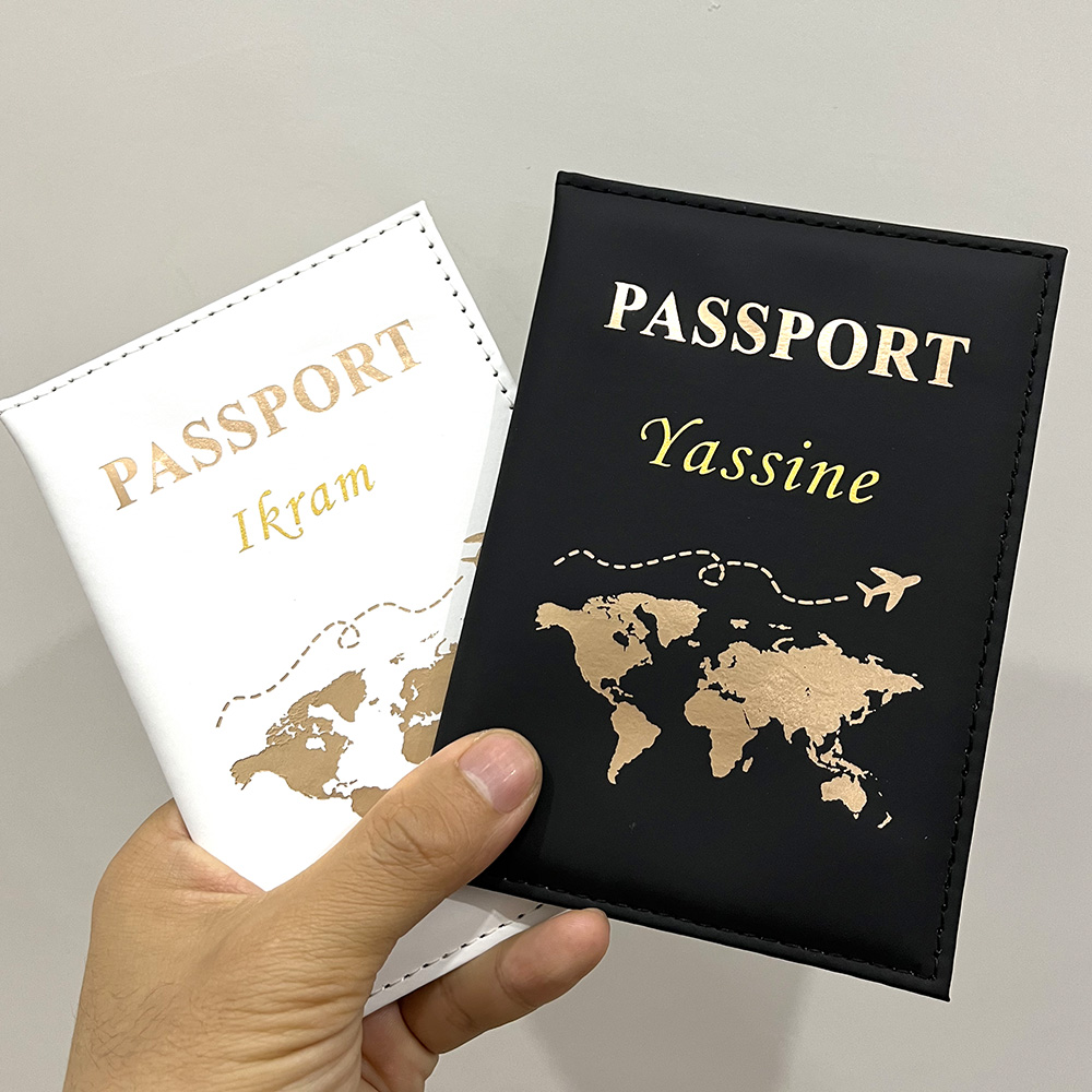 새로운 귀여운 맞춤형 여권 커버 비행기 여성 남성 PU - Travel Accessories Useful 리뷰 및 가격