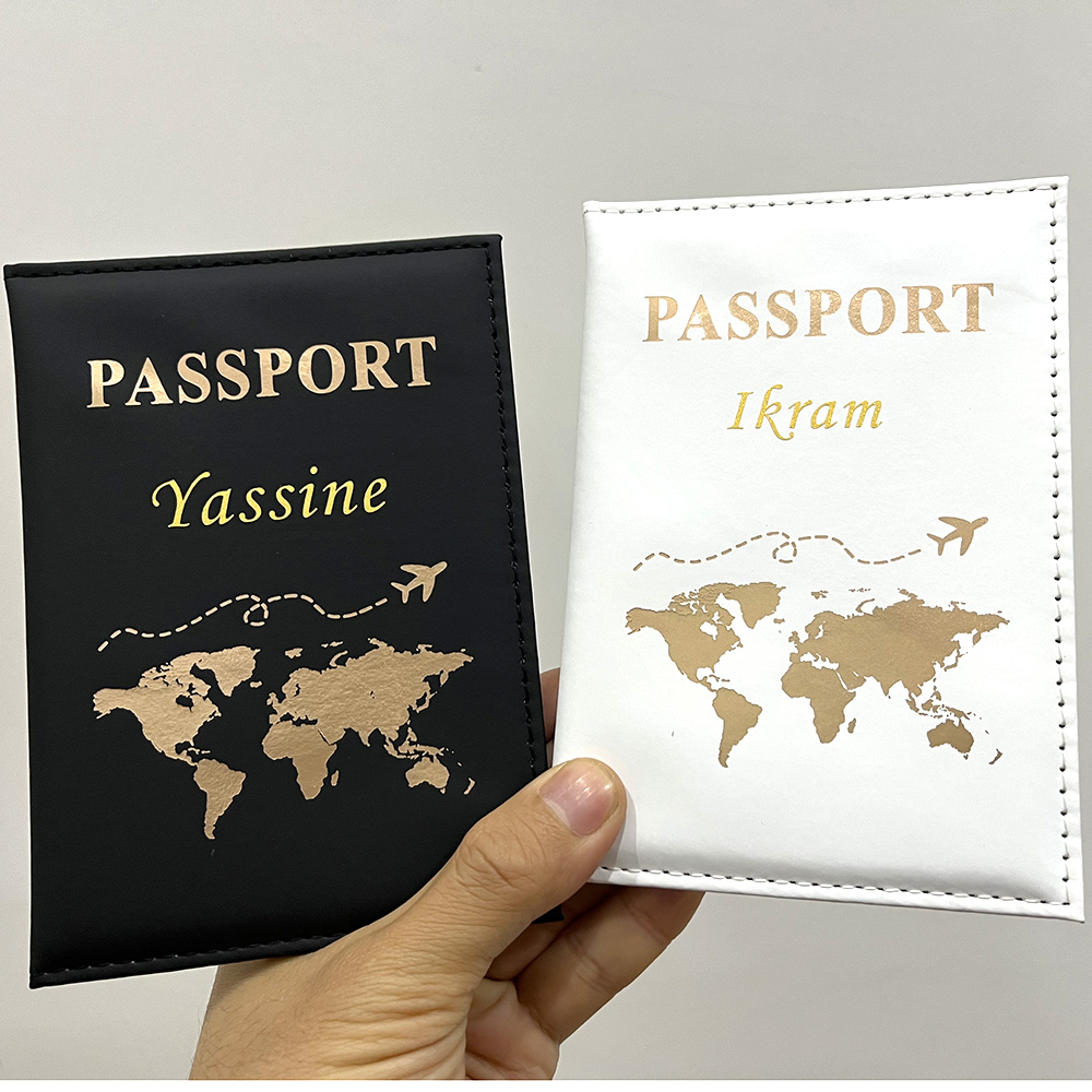 새로운 귀여운 맞춤형 여권 커버 비행기 여성 남성 PU - Travel Accessories Useful 리뷰 및 가격