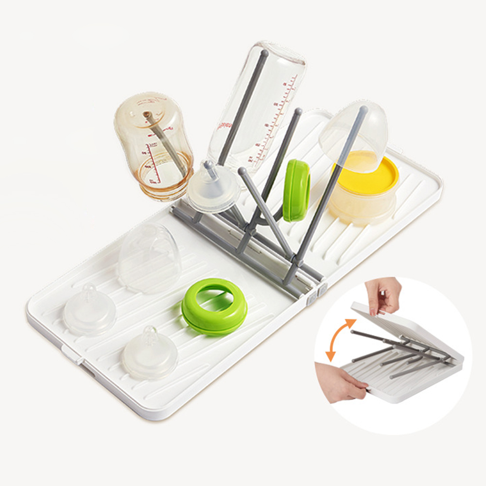 트레이가 있는 접이식 아기 젖병 건조 랙, 여행용 아기 - Travel Accessories For 3 Year Old 리뷰 및 가격