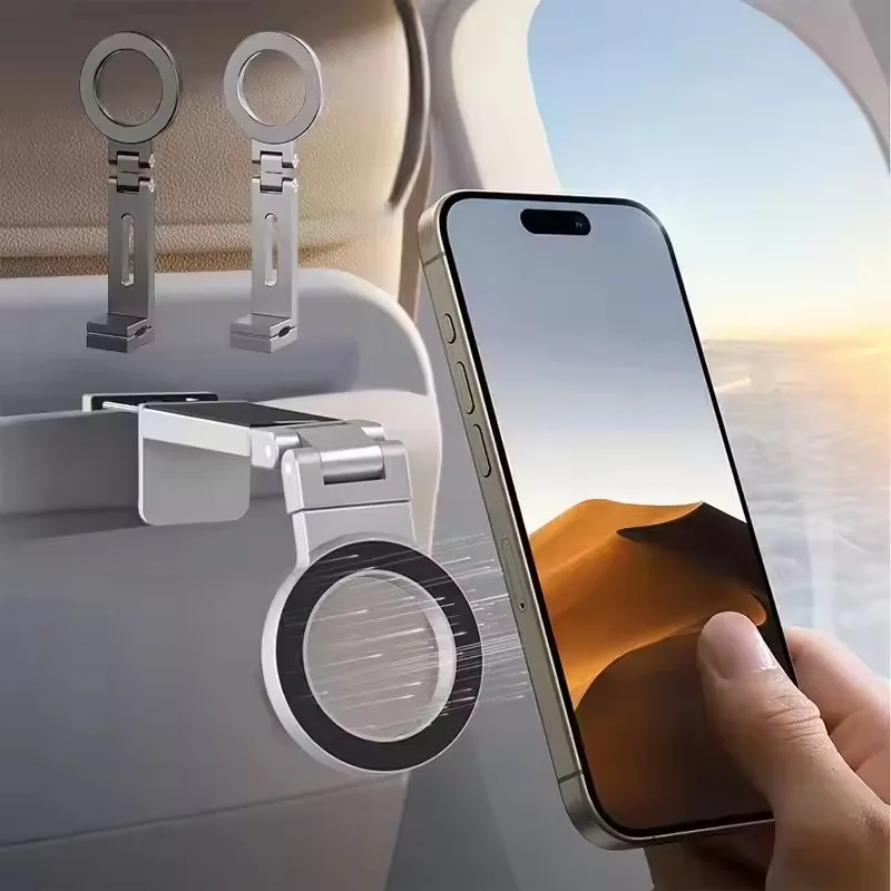 유니버설 마그네틱 폰 홀더 여행 필수품 자유로운 회전  - Phone Holder Airplane 리뷰 및 가격