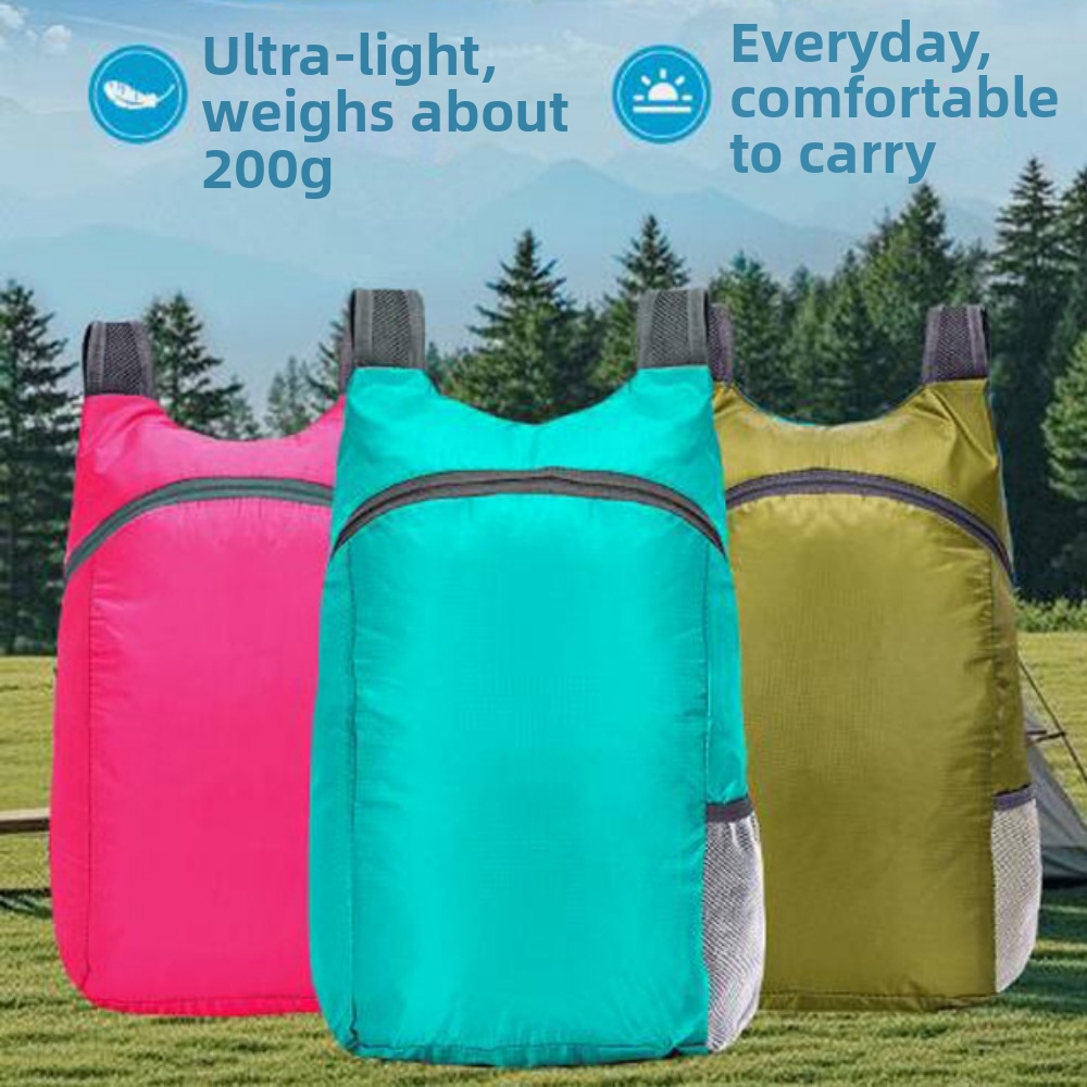 새로운 휴대용 20L 접이식 백팩, 가벼운 초경량 여행 - Packable Daypack Foldable 리뷰 및 가격