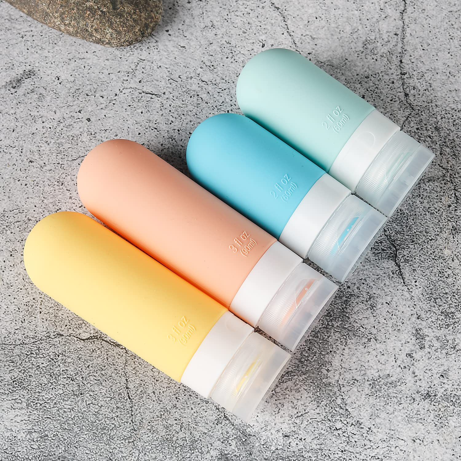 16Pcs 여행 용기 누출 방지 실리콘 짜기 용기 병  - Travel Accessories Toiletry Bag 리뷰 및 가격