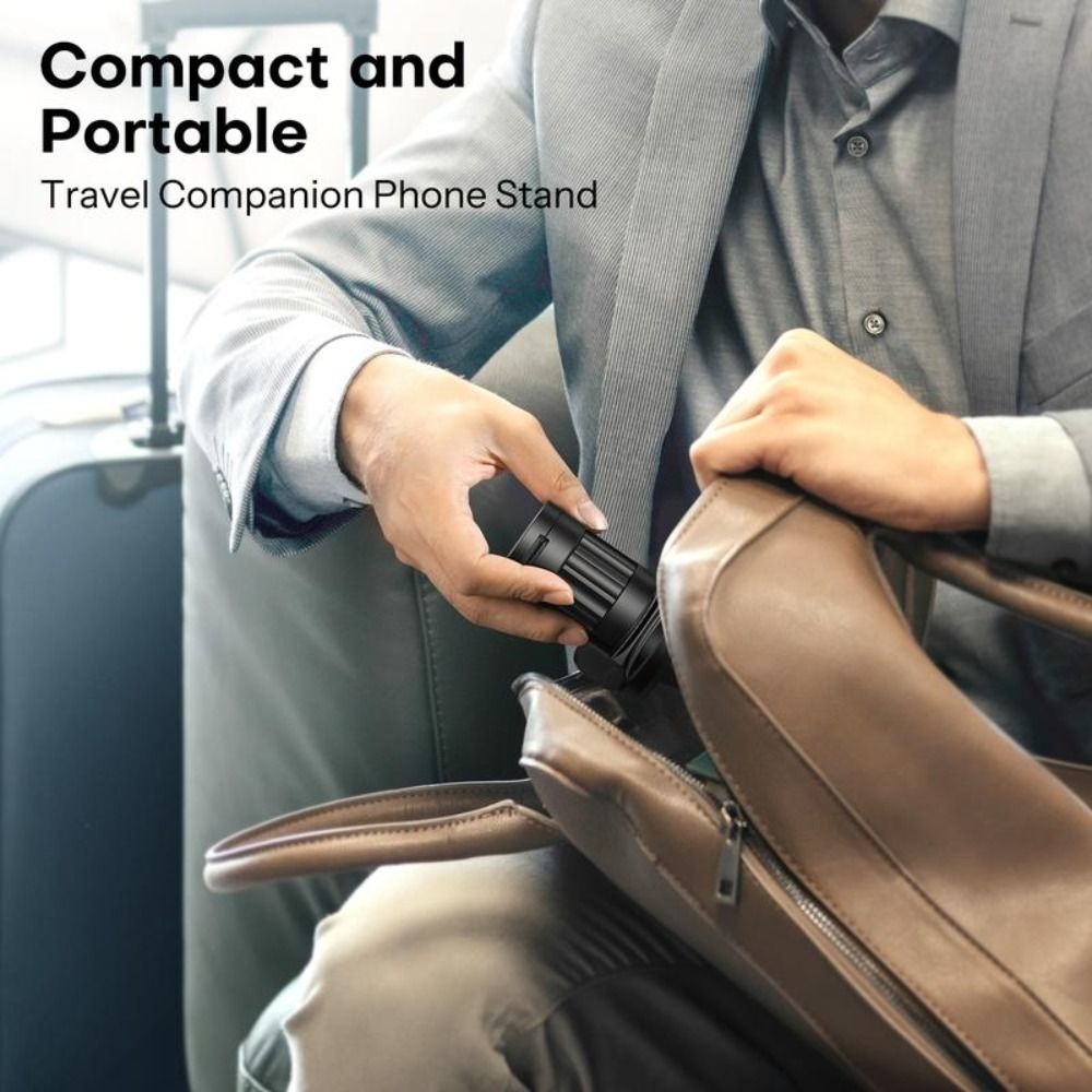 새로운 접이식 여행용 휴대폰 거치대 360 °   회전 - Phone Holder Airplane 리뷰 및 가격