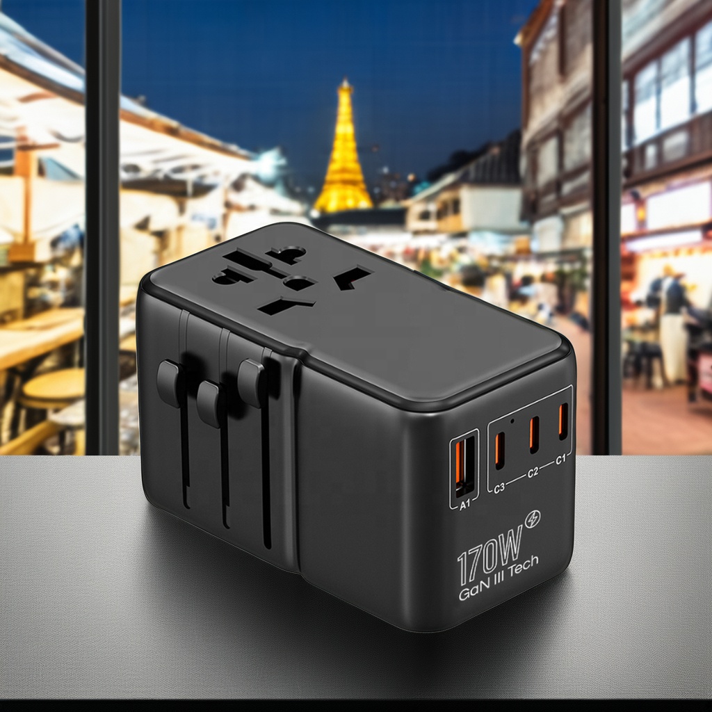PD 170W 멀티 포트 국제 USB 전세계용 충전기  - Travel Adapter Universal 리뷰 및 가격
