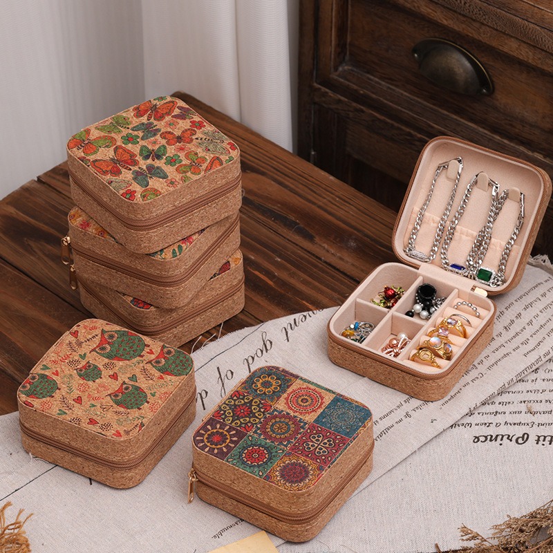 고급 레트로 나무결 프린트 휴대용 여행용품 보관함 다기 - Travel Accessories High End 리뷰 및 가격