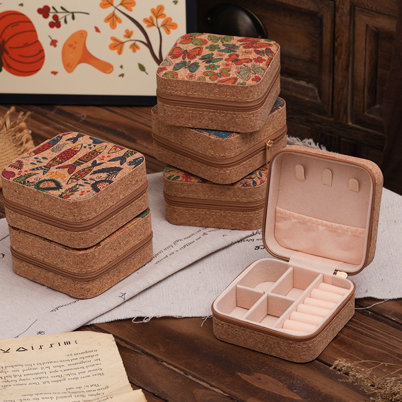 고급 레트로 나무결 프린트 휴대용 여행용품 보관함 다기 - Travel Accessories High End 리뷰 및 가격