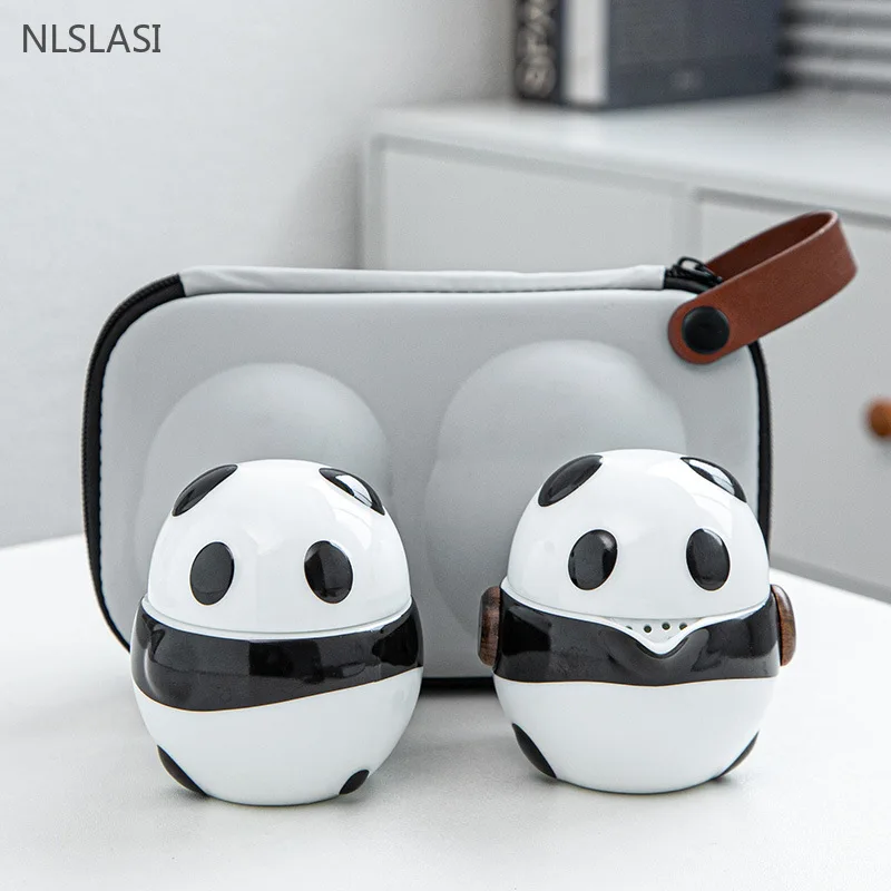 고급 판다 여행용 차 세트, 휴대용 퀵 컵, 차 냄비  - Travel Accessories High End 리뷰 및 가격