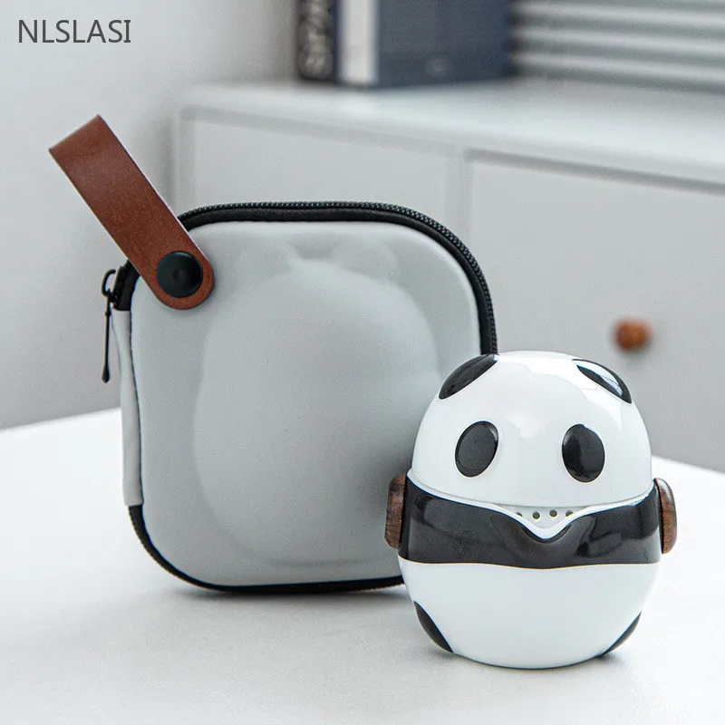 고급 판다 여행용 차 세트, 휴대용 퀵 컵, 차 냄비  - Travel Accessories High End 리뷰 및 가격