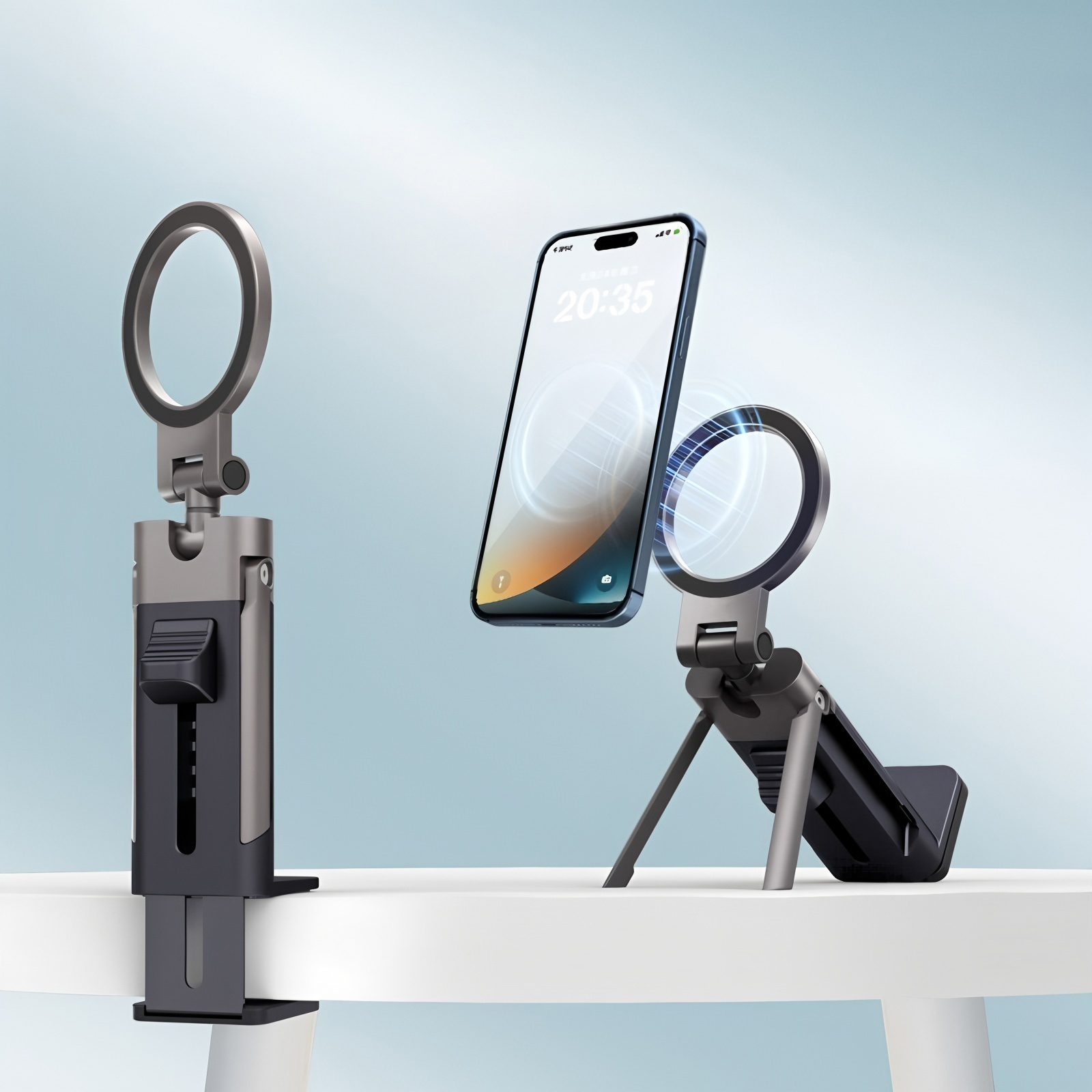 자석식 셀카폰 거치대 여행 필수품 유연한 회전 핸즈프리 - Phone Holder Airplane 리뷰 및 가격