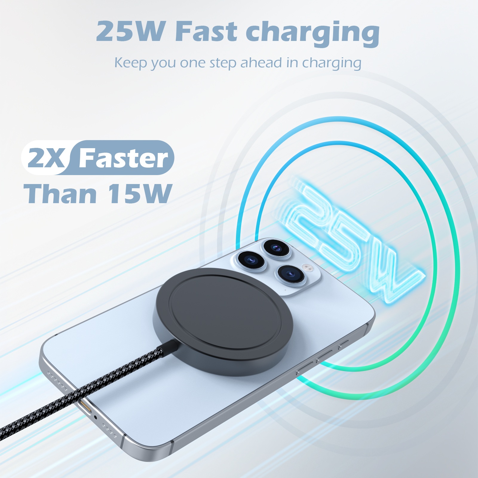 25W 마그네틱 무선 충전기 아이폰 16 15 14 1 - Travel Adapter Universal 리뷰 및 가격