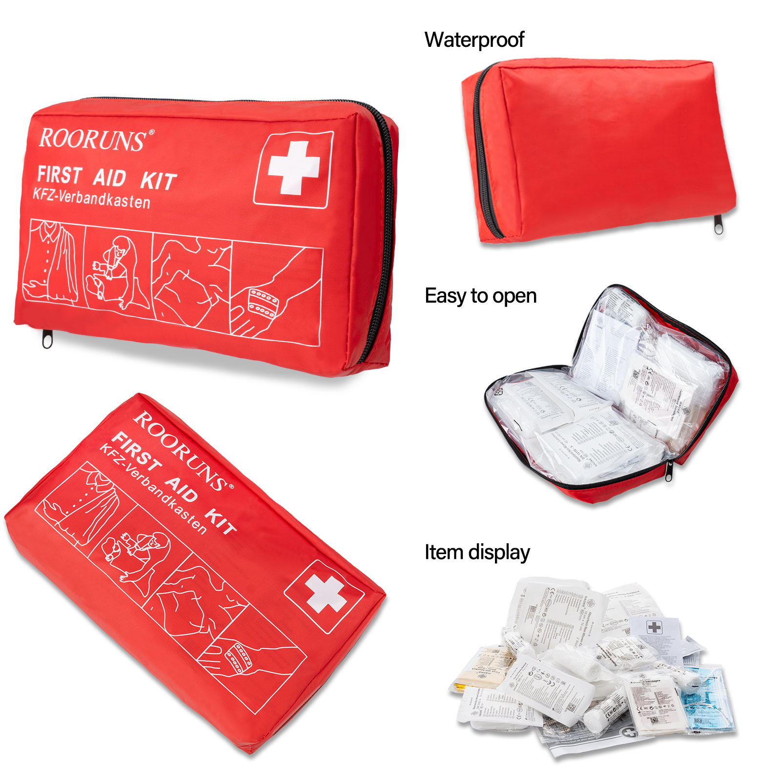ROORUNS 휴대용 응급 처치 키트 41PCS 응급  - First Aid Travel Kit 리뷰 및 가격