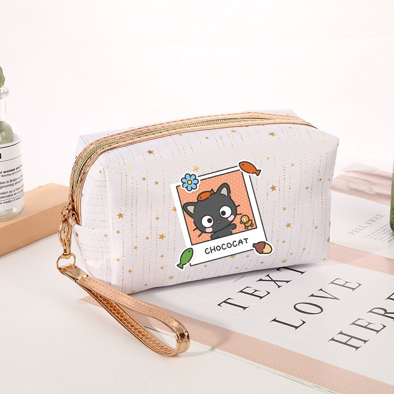귀여운 만화 여성 메이크업 가방 초코케이트 세면도구 가 - Travel Accessories Toiletry Bag 리뷰 및 가격