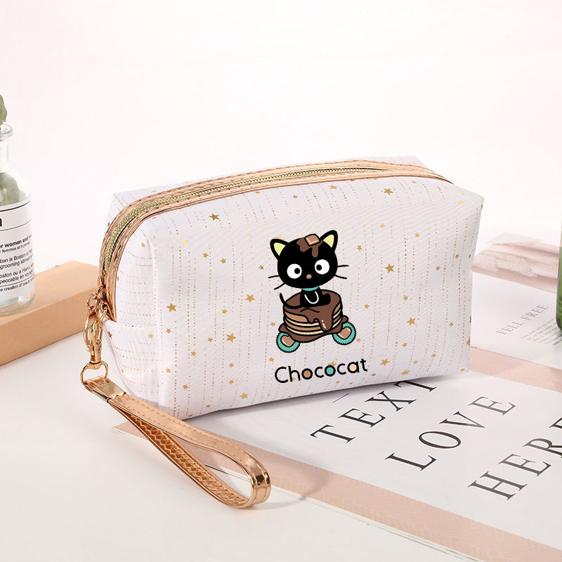 귀여운 만화 여성 메이크업 가방 초코케이트 세면도구 가 - Travel Accessories Toiletry Bag 리뷰 및 가격