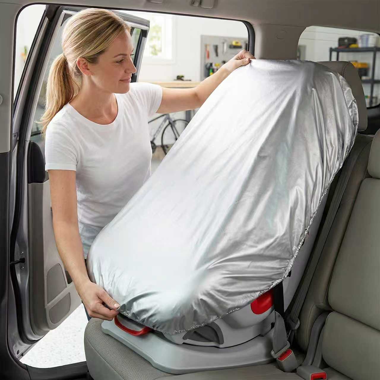 1PC 실버 베이비 카시트 차양 커버는 열과 태양 UV - Travel Accessories For 3 Year Old 리뷰 및 가격