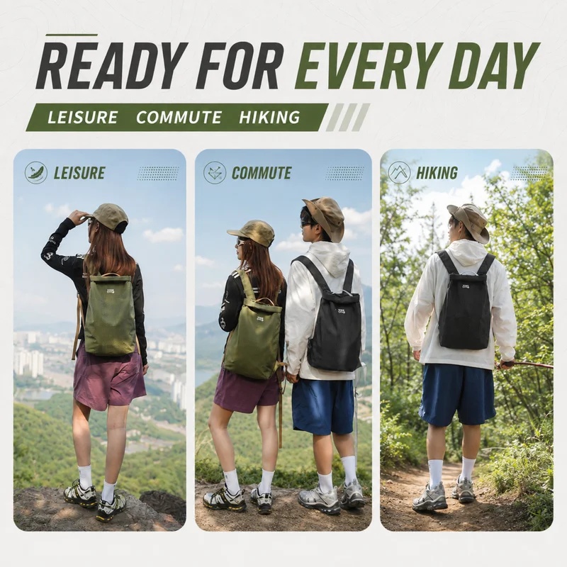 야외 하이킹 배낭 경량 접이식 배낭 170g 초경량 휴 - Packable Daypack Foldable 리뷰 및 가격
