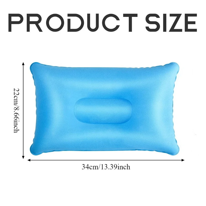휴대용 접이식 에어 베개 야외 여행용 캠핑 목 받침대  - Travel Pillow Inflatable 리뷰 및 가격