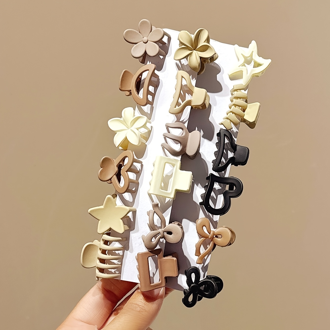 5/10/20/30개 베이지 혼합 팩 작은 클립, 귀여 - Travel Accessories Useful 리뷰 및 가격